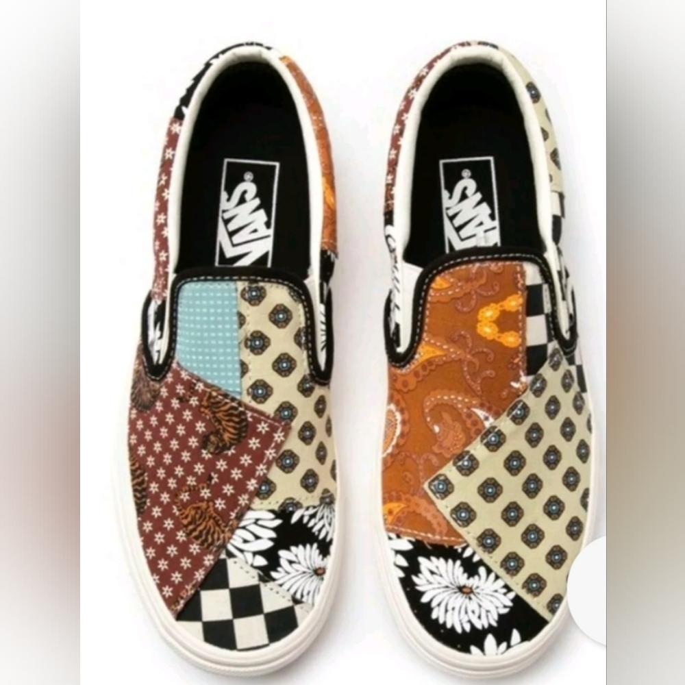 VANS Tiger Patchwork Skater Slip On